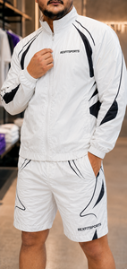 REXFIT SPORTS 2026 Ensemble de survêtement personnalisé pour homme en nylon premium, veste coupe-vent légère et short, vêtements de sport OEM - Product Image 2