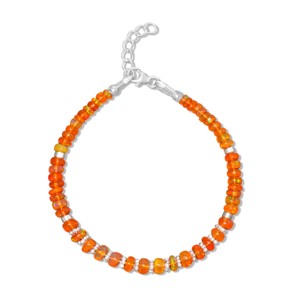 Bracelet perlé avec séparateurs, bracelet à perles avec intercalaires, bracelet perlé avec séparateurs simples, perle intercalaire simple b - Product Image 3