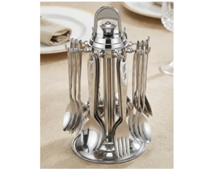 ที่วางช้อนสแตนเลสแบบโบราณ ดีไซน์สวยงาม สำหรับเก็บอุปกรณ์ครัว ราคาดี - Product Image 4