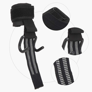 Latest Design Neoprene Metal Rod Hooks Powerlifting Gym Workout Equipment Non-Slip Rubber Coating Heavy Fitness Body Building - Product Image 6