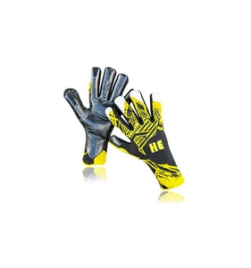 Vente flash - Gants de gardien de but professionnels en cuir, à doigts entiers, antidérapants, respirants, de haute qualité, personnalisables, unisexes, pour le sport - Product Image 1