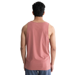 Vêtements pour hommes grande taille, couleur unie, coupe slim, vêtements de sport, débardeur homme 100% coton, débardeur élégant pour hommes avec poche - Product Image 2