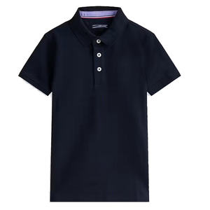 เสื้อโปโลเด็กผู้ชาย ผ้าปิเก้ คอตตอน ใส่สบาย สำหรับฤดูร้อน เสื้อโปโลเด็กผู้ชาย ติดกระดุม แขนสั้น เหมาะสำหรับใส่ทุกวัน - Product Image 5