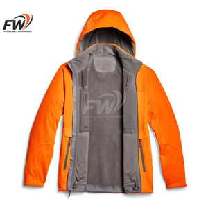 Chaqueta Ligera Personalizada para Hombre, Impermeable, Transpirable, Naranja, Ropa de Caza, Chaqueta de Pesca, Chaqueta de Camuflaje para Exteriores - Product Image 6