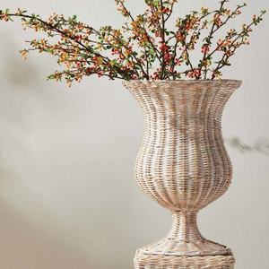 Jarrón de Piso de Ratán Ecológico para Decoración del Hogar y Hoteles, Diseño de Arte Moderno, Hecho a Mano, Fibra Natural Sostenible de Vietnam - Product Image 2