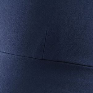 Navy <b>Blue</b> Women's Medium Support for Cup Lightweight Sports <b>Bra</b> with Front Logo Breathable for Workout Fitness Yoga Training - Product Image 6