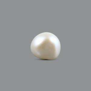 Faceted Oval Cabochon Keshi Pearl 4.75 Carat Sky Blue Loose Gemstone for Fine Jewelry - Product Image 2