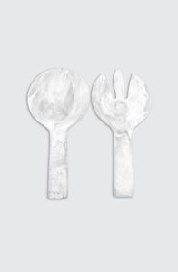 Modern Unique Epoxy Resin Salad Servers <b>Set</b> New Design Handmade Quality Top Styles Resin <b>Dinner</b> Salad Spoon <b>Set</b> for Sale - Product Image 3