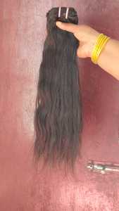 Extensions de cheveux humains indiens 100% naturels, ondulés, vierges, noirs naturels, doux et sans nœuds, pour la vente en gros et l'exportation - Product Image 5
