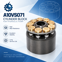 Kit de réparation de patins de piston, bloc-cylindres et plaque de soupape pour pompe hydraulique A10VSO71 pour excavatrice