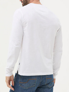 เสื้อยืดแขนยาวโอเวอร์ไซส์ผู้ชายคุณภาพสูง ผ้าฝ้าย พิมพ์ลายดอกไม้ แฟชั่นสตรีท แขนเสื้อตัดสี ทรงครอป - Product Image 2