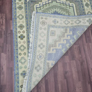 พรมถักปมทำด้วยมือคุณภาพสูงพรมในร่มลายผีเสื้อผ้าขนสัตว์ถักด้วยมือพร้อมงานปักสำหรับห้องนั่งเล่นห้องนอน - Product Image 1