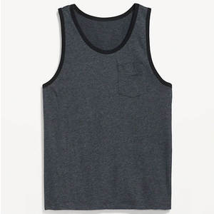 High Quality Men's Tank Top Muscle <b>Singlet</b> Sleeveless Cotton Breathable Fitness <b>Running</b> Gym Sports Vest - Product Image 1