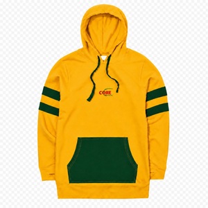 Sweat-shirt à capuche surdimensionné personnalisé pour femme, en molleton de coton 320 GSM, avec logo, poche kangourou et rayures, idéal pour l'automne – Vente en gros - Product Image 1