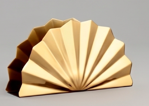 Porte-serviettes en métal doré de haute qualité, élégant, pour le rangement des serviettes en papier, idéal pour les tables d'hôtels et de restaurants. - Product Image 3