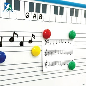 Reusable Magnetic Music Practice <b>Board</b> with Apple-Shaped Corner Covers for Music Learning - Product Image 5
