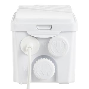 Pompa Maceratrice per Acque Reflue da 350W con Portata di 6000 L/h, Prevalenza di 7 m, 3 Ingressi Acqua per Cucina, Lavello e Seminterrato - Product Image 4