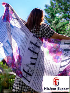 Ultimate Custom Printed Square Scarf Manufacturer <b>Silk</b> Feel Fashion Hijab <b>Head</b> <b>Wrap</b> Shawl Private Label OEM ODM India Factory - Product Image 5