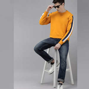 Sweat-shirts pour hommes de haute qualité, en molleton chaud, style hip-hop streetwear, respirants, unis et teints - Product Image 4