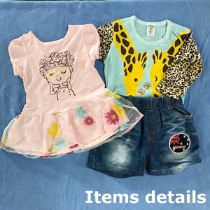 เสื้อผ้าฤดูร้อนสำหรับเด็กใช้แล้ว | เสื้อผ้ามือสองลายการ์ตูนแสนสนุก | สำหรับการส่งออก - Product Image 5