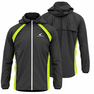 Chaqueta Anorak Cortavientos Transpirable para Hombre, con Logotipo Personalizado, Impermeable, Ligera, con Cremallera Completa, Sudadera con Capucha Estampada para Exteriores - Product Image 1