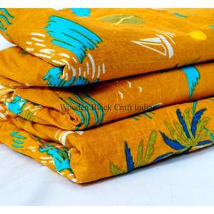 Tela de Algodón India Estampada a Mano para Decoración del Hogar, Cortinas y Fundas - Tela de Algodón Suave para Niños, Regalo Personalizado - Product Image 6