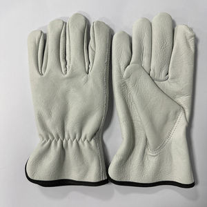 Premium Leather <b>Driver</b> <b>Gloves</b> Oem Odm Comfortable Breathable Reinforced Palm Industrial Work <b>Gloves</b> - Product Image 1