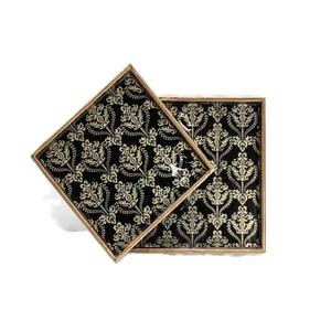 ถาดเสิร์ฟไม้ MDF รูปทรงสี่เหลี่ยมพิมพ์ลาย ถาดเสิร์ฟไม้สำหรับใช้ในบ้าน ราคาถูก ถาดอาหารขายส่ง - Product Image 6