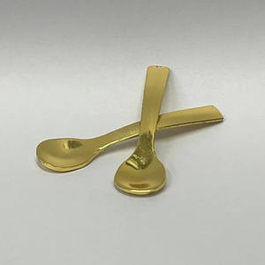 Gold Polished Brass Shilajit <b>Spoon</b> Ayurvedic Resin <b>Measuring</b> <b>Spoon</b> Herbal Wellness Tool - Product Image 5