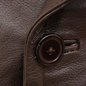 แจ็คเก็ตหนังผู้ชายสไตล์ไฮสตรีทล่าสุด ทรงปกติ บางและมีสไตล์ พร้อมบริการ OEM ODM แจ็คเก็ตฤดูหนาว - Product Image 5