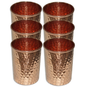 Gobelets en cuivre modernes pour cuisine, vente en gros, fabricant, fournisseur, personnalisation de marque, export, vaisselle réutilisable, durable, cadeaux d'affaires - Product Image 6
