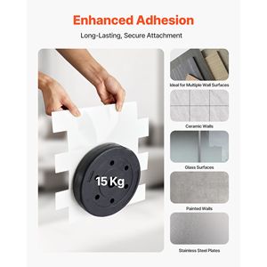 Piastrelle Adesive da Parete Peel-and-Stick, 10 Fogli, 305 x 305 x 2,0 mm, per Rivestimento Parete Stile Subway - Product Image 3