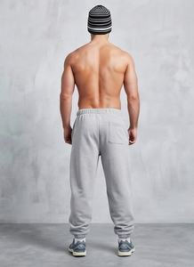Gym Workout Baggy Sweatpants Men's Elastic Waist Loose Fit Yoga <b>Trainer</b> Trouser Casual Street Wear Joggers With Side Pockets - Product Image 2
