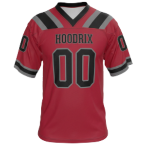 Custom American Football Fan Jersey Wholesale Sublimated Breathable Mesh Team Football Shirt High Quality Custom Stitching Blank - Product Image 1