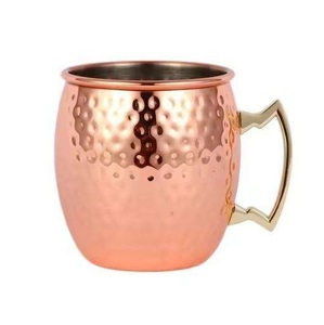 Tazas de Cobre Premium con Diseño Atemporal para Servir Agua Fría, Jugo, Té, Café y Bebidas Cotidianas - Product Image 3