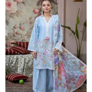 Conjunto de Fiesta Elegante y Moderno con Dupatta Talla XL - Product Image 1