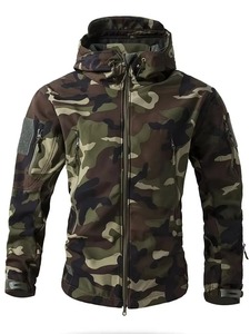 Nouvelle Veste Softshell Homme Hiver 2026 Respirante Imperméable à Capuche Col Montant Fermeture Éclair Style Urbain Tendance - Product Image 2