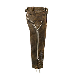 Fabricant professionnel de costumes Lederhosen bavarois pour hommes, tenue d'Oktoberfest brodée en cuir - Product Image 3