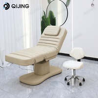 Table de massage électrique de luxe personnalisée pour soins cosmétiques, 3 moteurs, pour cils et visage