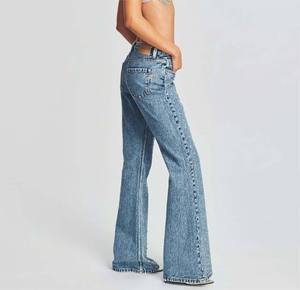 Pantalones Vaqueros Rectos Transpirables para Mujer, Ropa de Exterior a Precio Económico, Hechos Profesionalmente, Nuevos, Elegantes, Casuales, Personalizados, Lavados - Product Image 2