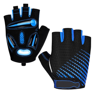 Gants de cyclisme demi-doigts en néoprène respirant antidérapants de haute qualité fabriqués au Pakistan avec fermeture auto-agrippante – Vente en gros, faible MOQ - Product Image 1