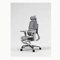 Chaise de bureau ergonomique SAIGU Windrunner en maille avec double soutien lombaire pour les acheteurs du Royaume-Uni