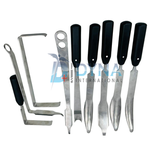 ชุดเครื่องมือผ่าตัดข้อสะโพกคุณภาพสูง Dynaintl 9 ชิ้น สำหรับการผ่าตัดเปลี่ยนข้อสะโพก ระดับ Class I ได้รับการรับรองมาตรฐาน CE - Product Image 4