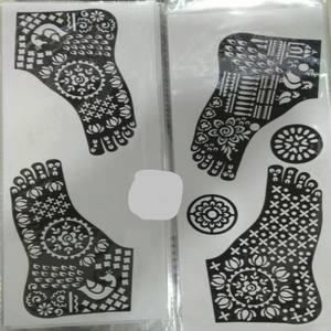 สติกเกอร์ลายเฮนน่าสำหรับเจ้าสาว งานเทศกาล ผู้หญิง สาวๆ ลายดอกไม้ สำหรับเท้า คอ ไหล่ ใช้งานง่าย ติดทนนาน - Product Image 3