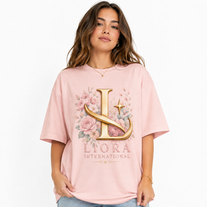 T-shirt d'été pour femmes de haute qualité, col rond, doux, respirant, respectueux de la peau, t-shirts surdimensionnés en coton pour filles - Product Image 4