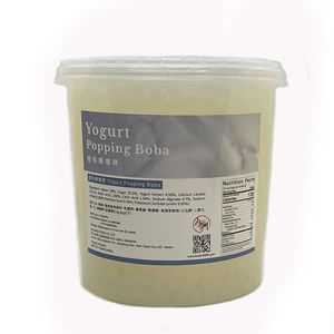 Perlas de Yogur Popping Boba 1kg - Topping para Té de Burbujas con Sabor a Frutas, a Granel, OEM, Marca Privada - Product Image 2