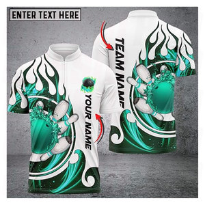 Camisetas de Boliche Personalizadas para Hombre, Jersey de Boliche con Nombre Personalizado, Camiseta Polo con Estampado 3D para Boliche, Regalo Único para Amantes del Boliche - Product Image 5