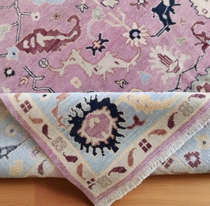 Tapis en laine vintage noué à la main |   Tapis d'appoint oriental persan traditionnel |   Tapis de décoration d'intérieur luxueux à motifs floraux pour salon et chambre - Product Image 4