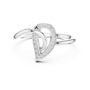 Anillo de Compromiso de Oro Rosa de 14K con Diamante Cultivado en Laboratorio para Mujer |   Diamante Cultivado Nuevo - Product Image 3