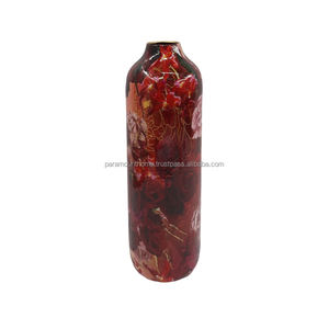 Jarrón de Flores de Metal de Diseño Moderno con Acabado Esmaltado para Decoración de Mesa de Salón, Hecho a Mano y Personalizado - Product Image 5